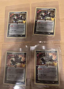 Pokemon TCG Promo Lot Gold Star Greninja SWSH144 Sealed lot of four (4) - Image 1
