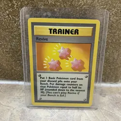 🌟 1999 - Revive TRAINER 089/102 Base Set, Vintage Pokemon Card 🌟 - Image 1