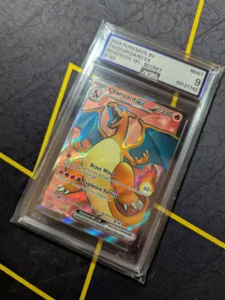 2023 Pokemon Scarlet & Violet 151 183/165 Charizard Ex Ultra Rare AGS MINT 9 - Image 3