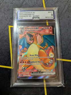 2023 Pokemon Scarlet & Violet 151 183/165 Charizard Ex Ultra Rare AGS MINT 9 - Image 4