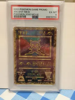 Pokemon TCG Ancient Mew 1 Promo Holo 2000 Movie PSA 6 Wizards of the Coast Card - Image 1