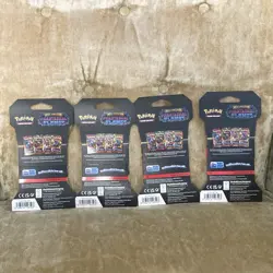 Pokemon Cards TCG Mega Evolution Phantasmal Flames X4 Booster Packs Sleeved Set - Image 2