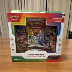 Pokemon First Partner Illustration Collection Series 1 Box Promo Cards English - Image 1