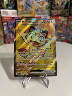 Meowth Ex Ultra Rare ME03 Perfect Order Pokemon TCG 107/088 - Image 1