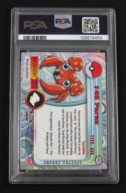 2000 Topps Chrome Pokemon T.V. #46 SPECTRA PARAS PSA 6 EX-MT - Image 2
