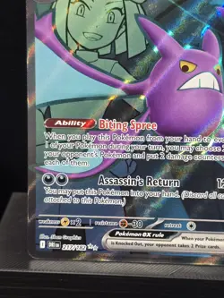 Pokemon Team Rocket's Crobat ex 217/182 Destined Rivals Ultra Rare Full Art NM - Image 5
