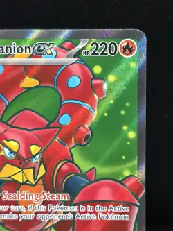 Pokemon Volcanion EX 171/159 Journey Together Ultra Rare Holo Near Mint - Image 3