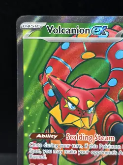 Pokemon Volcanion EX 171/159 Journey Together Ultra Rare Holo Near Mint - Image 4