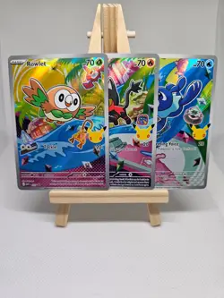 Pokemon 2026 First Partner Illustration Collection Series 1 Promos Set 43-45 - Image 1
