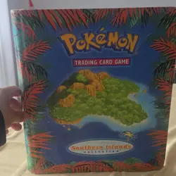 Pokemon Southern Islands Collection Binder Wizards Jigglypuff Lapras - Image 1