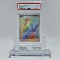 2022 Pokemon Go Secret Rare #085 FA/Spark PSA 8 - Image 1