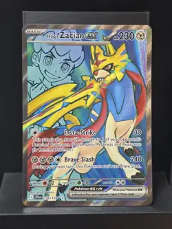 Pokemon Hop's Zacian EX 176/159 Ultra Rare Full Art Journey Together Near Mint - Image 2