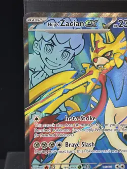 Pokemon Hop's Zacian EX 176/159 Ultra Rare Full Art Journey Together Near Mint - Image 5