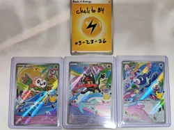 Pokemon 2026 First Partner Illustration Collection Series 1 Promos Set 43-45 ⚡ - Image 1