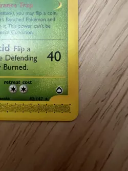 Pokemon Victreebel 42/147 Aquapolis Rare NM- - Image 5