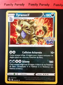Tyranitar HOLO 180Pv 043/078 Pokemon Card EB10.5 Pokemon Go French - Image 1