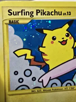 Pokemon 2009 Surfing Pikachu 114/111 Rising Rivals Holo - Image 2