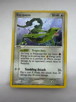 Pokemon TCG Rayquaza EX Deoxys 22/107 Holo Holo Rare - Image 1