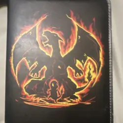 Pokemon TCG 3-Ring Binder Charizard Cover 4-Pocket Plastic - Image 1