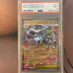 Mega Charizard X EX 013/094 Pfl En-phantasmal Flames Pokemon PSA 9 - Image 1