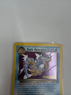 Pokemon Dark Gyarados TCG Prerelease Card 08/82 WOTC Promo Holo - Image 3