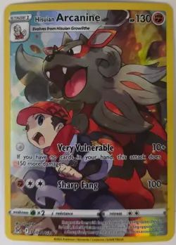 Pokemon TCG Hisuian Arcanine Trainer Gallery TG08/TG30 SWSH Lost Origin - Image 1