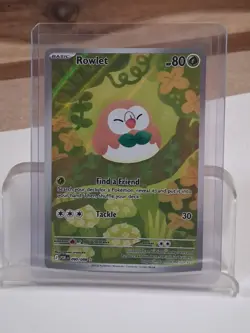 Mega Evolution: Perfect Order Rowlet 90/88 Illustration Rare Pokemon Card - NM - Image 1
