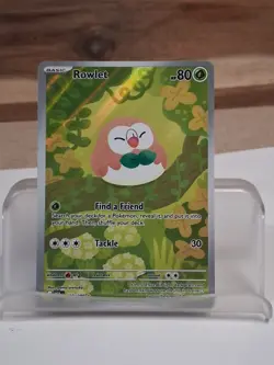 Mega Evolution: Perfect Order Rowlet 90/88 Illustration Rare Pokemon Card - NM - Image 2