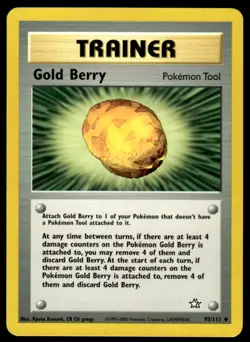 Pokemon TCG Neo Genesis #093/111 Gold Berry LP - Image 1