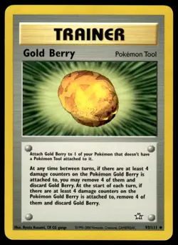 Pokemon TCG Neo Genesis #093/111 Gold Berry LP - Image 1