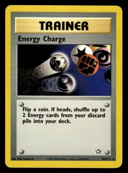 Pokemon TCG Neo Genesis #74/102 Energy Charge LP - Image 1