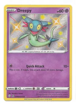 Dreepy SV060/SV122 Shining Fates: Shiny Vault Holo Pokemon TCG - NM - Image 1