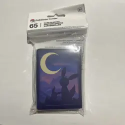 Pokemon Center Eevee & Umbreon Twilight Card Sleeves 65 Ct. 2024 - Image 1