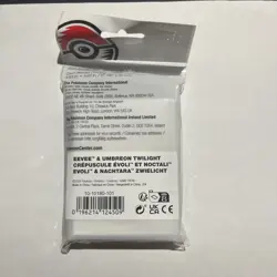Pokemon Center Eevee & Umbreon Twilight Card Sleeves 65 Ct. 2024 - Image 2