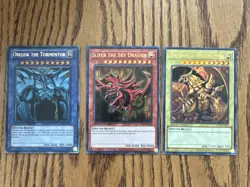 YUGIOH: Egyptian God Set ULTRA RARE 25th Anniversary LC01 - Image 1