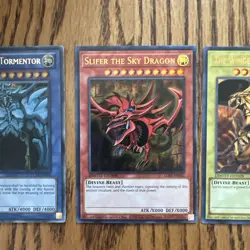 YUGIOH: Egyptian God Set ULTRA RARE 25th Anniversary LC01 - Image 3