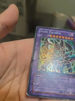 Yugioh Dark Paladin DMG-001 Secret Rare Limited Edition Damaged - Image 2
