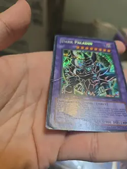 Yugioh Dark Paladin DMG-001 Secret Rare Limited Edition Damaged - Image 3