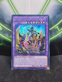 Yugioh Dark Magician the Knight of Dragon Magic BLMR-EN001 1st Ed Secret Rare NM - Image 1