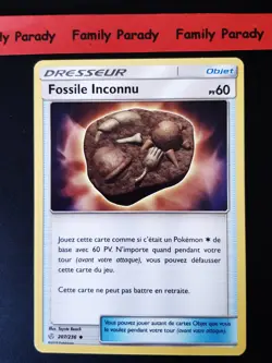 Unknown Fossil 207/236 Pokemon Card SL12 Cosmic Eclipse New Fr - Image 1