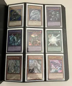 Yugioh 98 Foil/360 Card Binder Lot Dark Magician Blue-Eyes White Dragon Konami - Image 2