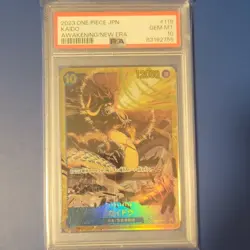 One Piece Kaido Awakening/New Era #118 Foil PSA 10 2023 Card Game - Image 1