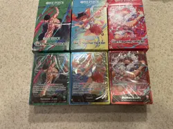 One Piece Learn Together Deck Set of 3 Sealed - Image 1