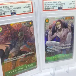 PSA 10 Doflamingo + Rosinante OP04-119 OP04-031 (2 Slab Combo) One Piece Jpn - Image 2