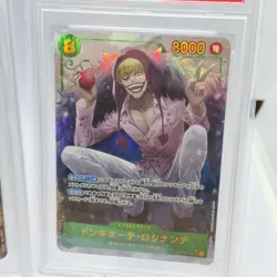 PSA 10 Doflamingo + Rosinante OP04-119 OP04-031 (2 Slab Combo) One Piece Jpn - Image 3