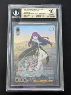 2024 WEISS SCHWARZ FRIEREN: BEYOND JOURNEY'S END SSP SIG "MAGE" FERN BGS 10 - Image 1