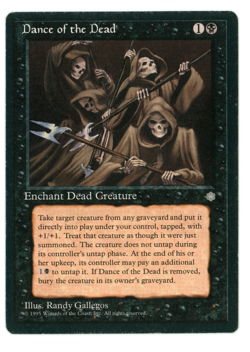 Dance of the Dead -- MTG (MP Quality) - Ice Age - See scans! - Image 1