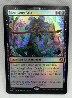 Mornsong Aria 111 Lorwyn Eclipsed Foil R NM MTG Card - Image 1