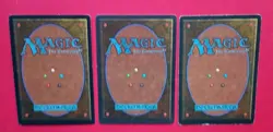 Magic the Gathering MTG Revised DARK RITUAL X 3 ( 2 MP & 1 HP) 1 w DENT 1994! - Image 3