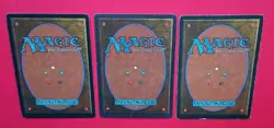 Magic the Gathering MTG Revised DARK RITUAL X 3 ( 2 MP & 1 HP) 1 w DENT 1994! - Image 4